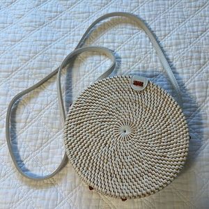 White purse from Bali